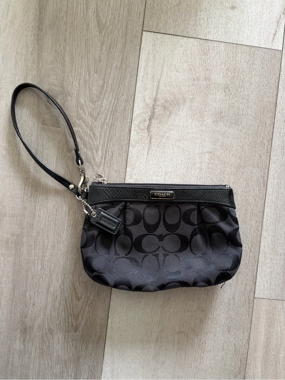Coach Black Signature Wallet
